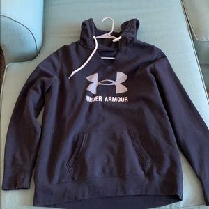 Under Armour hoodie black & white